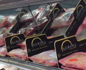 Custom printed dividers for refrigerated retail cases