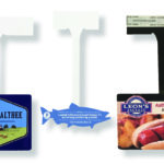 Custom printed shelf danglers