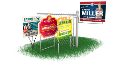 custom printed yard signs