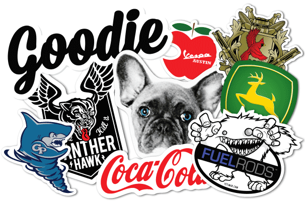 custom printed decals and die cut stickers